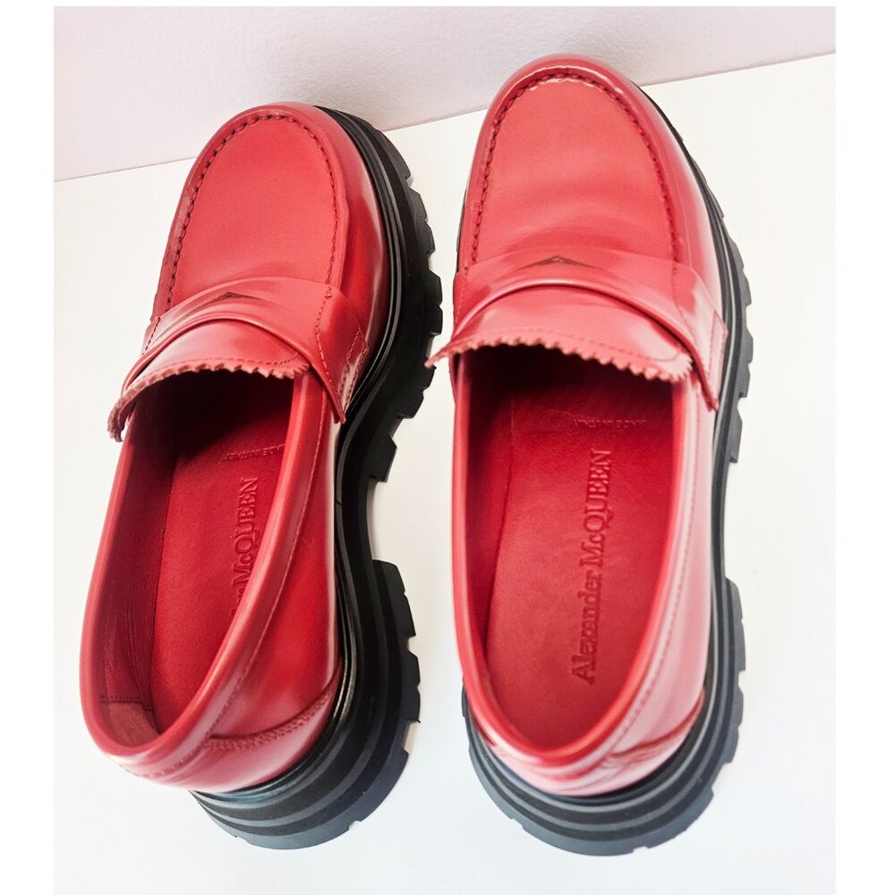 Alexander McQueen Leather Wander Loafers - Picture 7 of 9